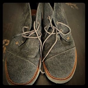 Tom's denim canvas boots